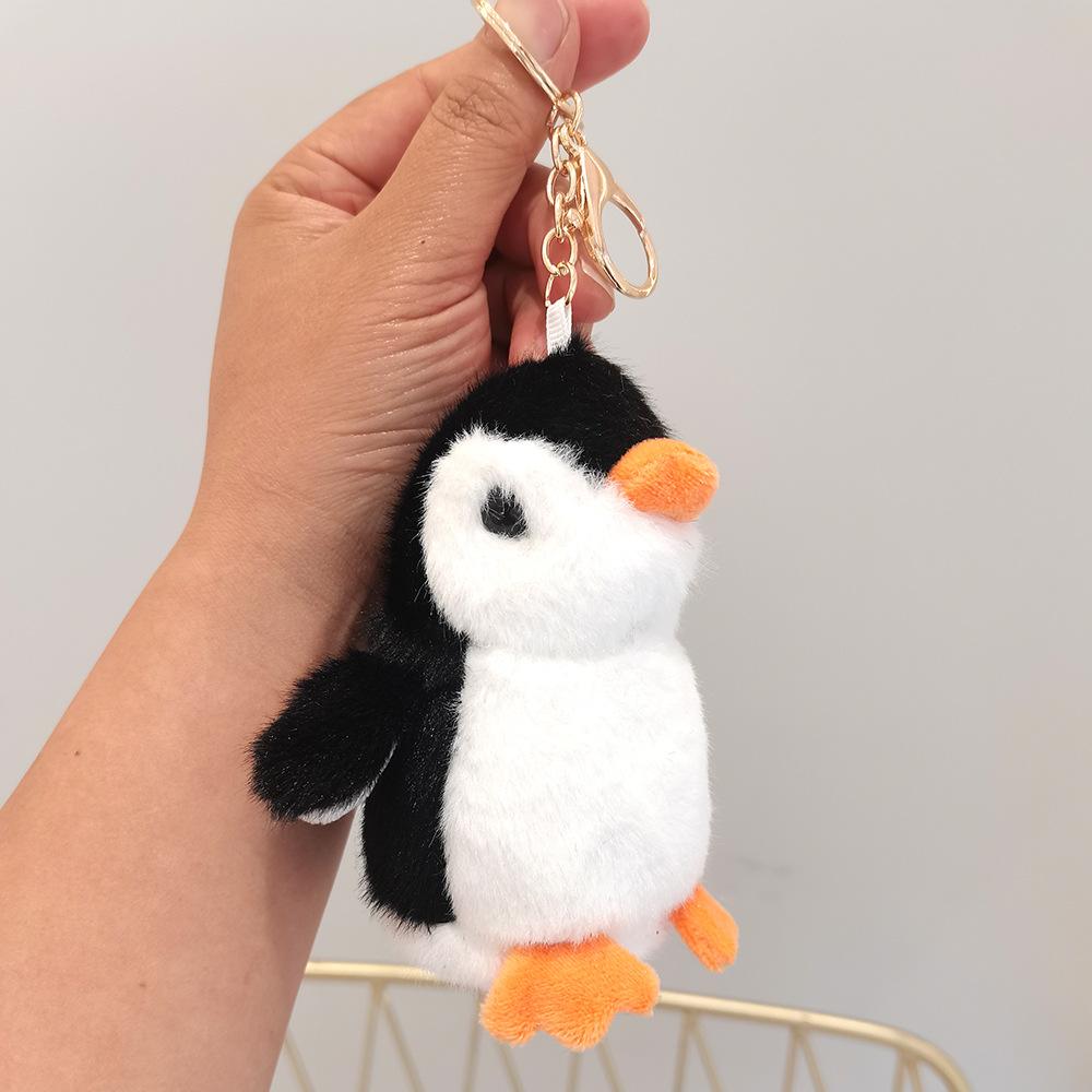 

Non-Toxic Cartoon Penguin Plush Toy Keychain Cartoon Animal Pendant Cute Stuffed Toys Bag Ornaments Kawaii Doll Keyring For Kids Children Gift 13cm