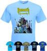 Unisex Shirt Cotton Oversize Large Size Nazareth No Mean City T-shirt Hard Rock Band Blue Black Olive All Sizes S-5XL
