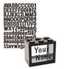 Celebrations Bank Blox Personalisable Alphabet Money Pot Set