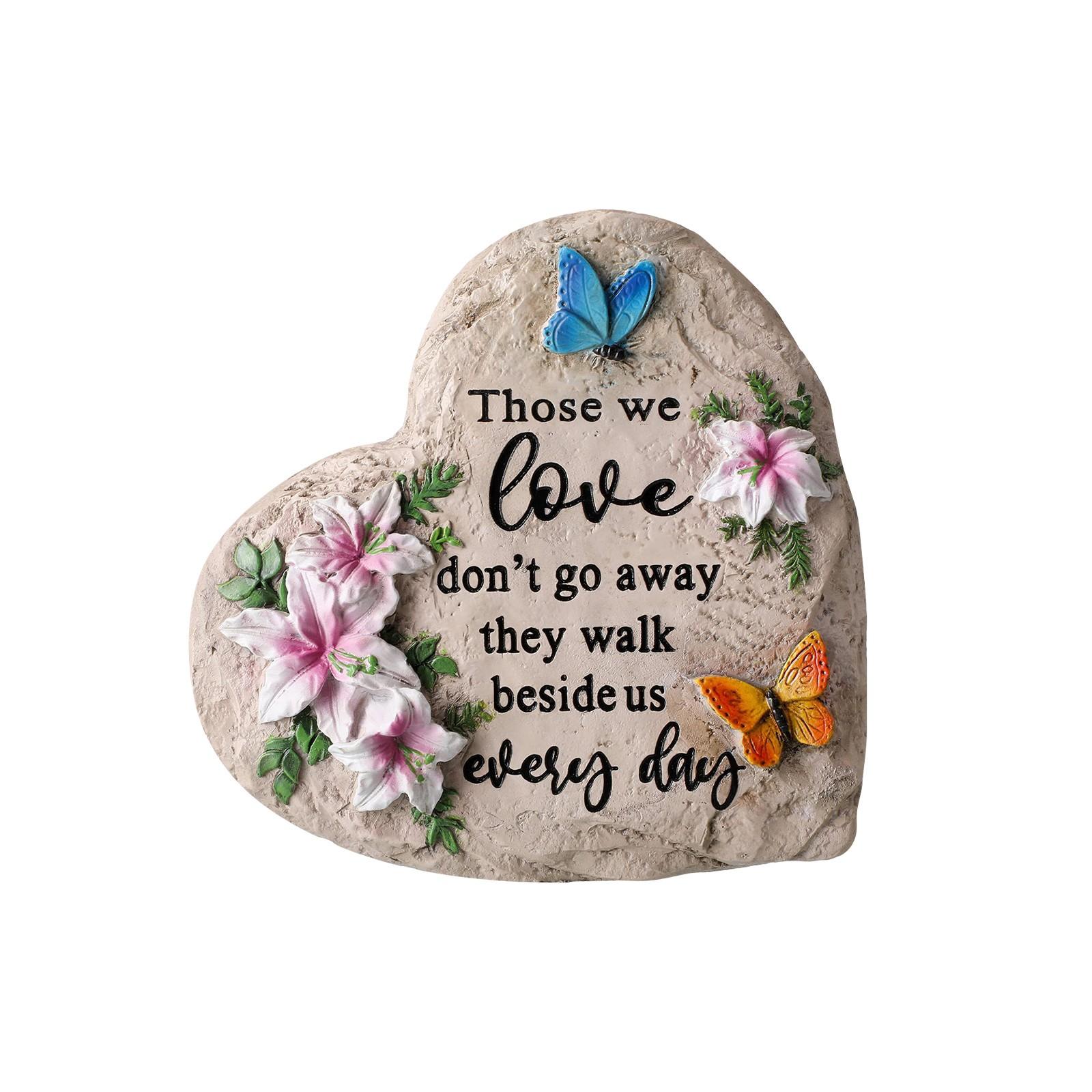 

Memorial Garden Stone Gift Decorations, Memorial Decorative Ornaments One Size