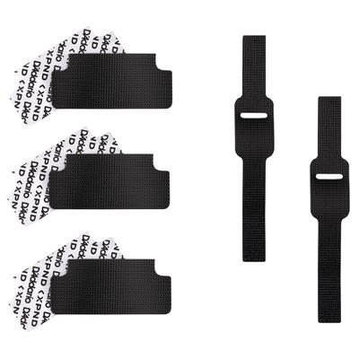 Pedal Grip Standard 3 Fastener Set for Effects Pedals D'Addario Strips, Size, Pairs, Hook-and-Loop (PW-PGS-01)