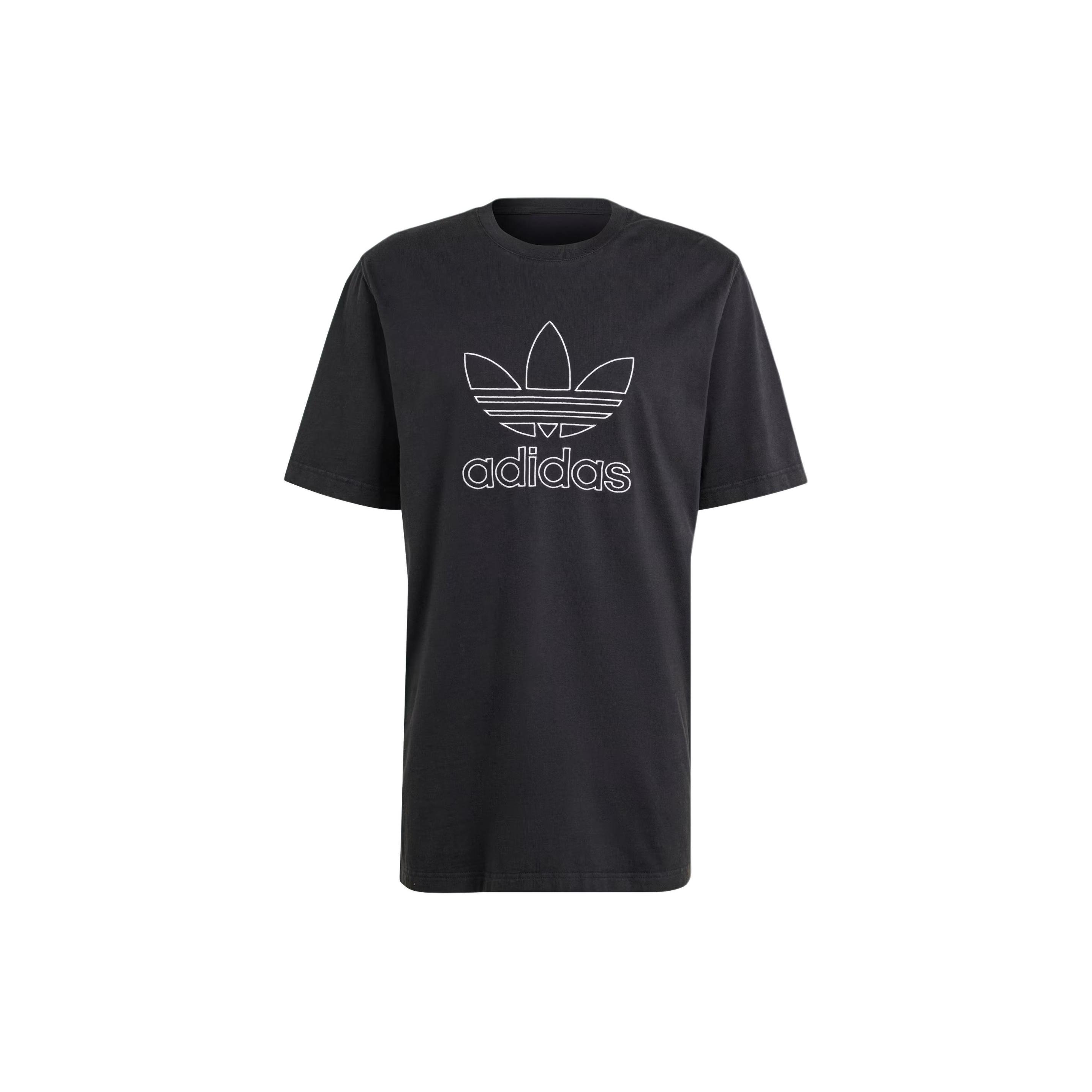 adidas Adicolor Outline Trefoil T-shirt Asia Sizing  Black  Men s IU2347 XL