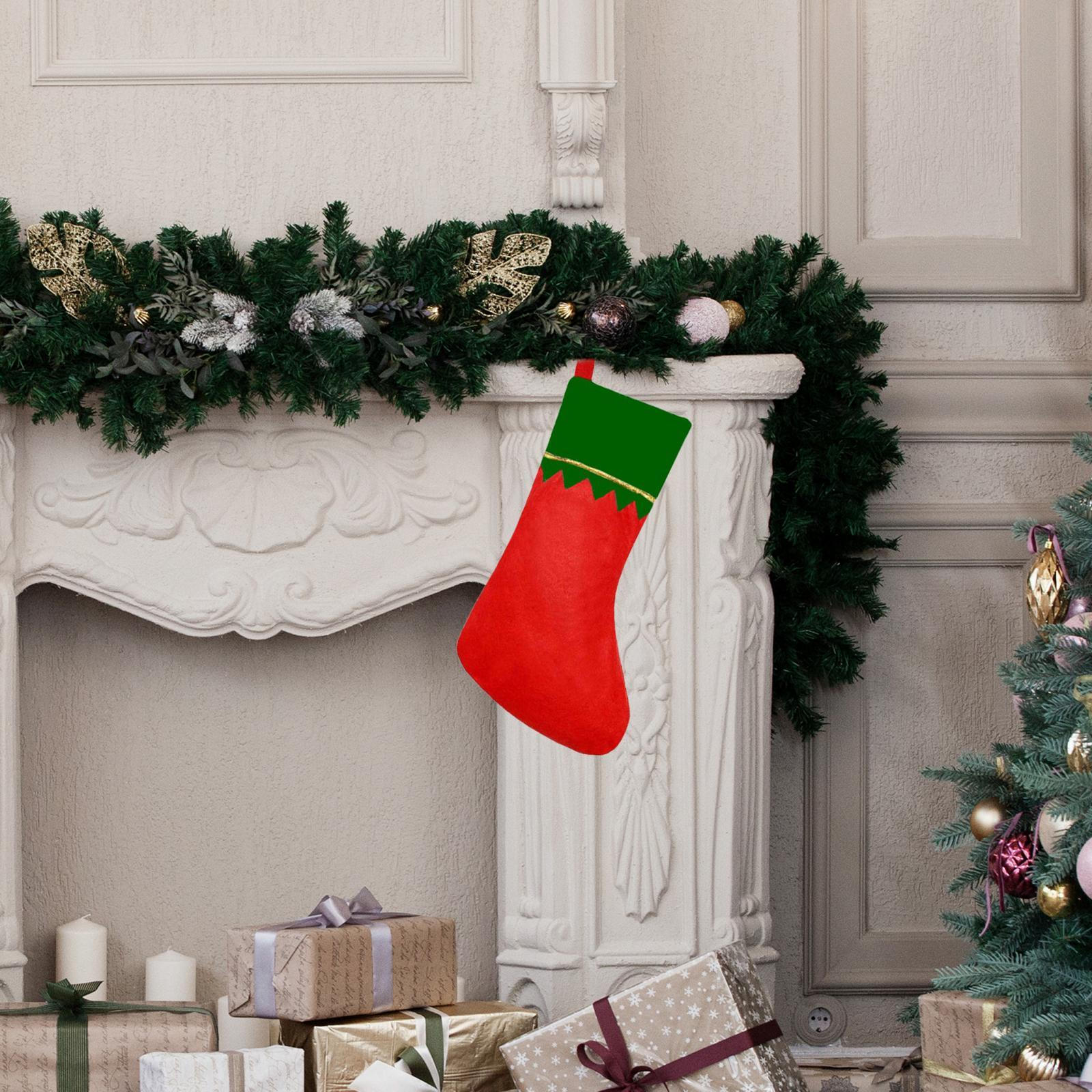 

Рождественские чулки для ресторана, спальни, офиса Green and Red