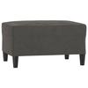349318 vidaXL Footrest Dark Grey 70x55x41 Cm Velvet