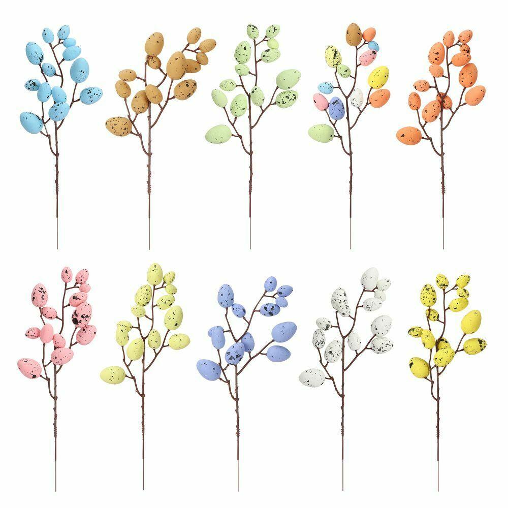 Tree Branches Seasonal Ornament Flower Picks Colorful Decorations For Home Indoor Children