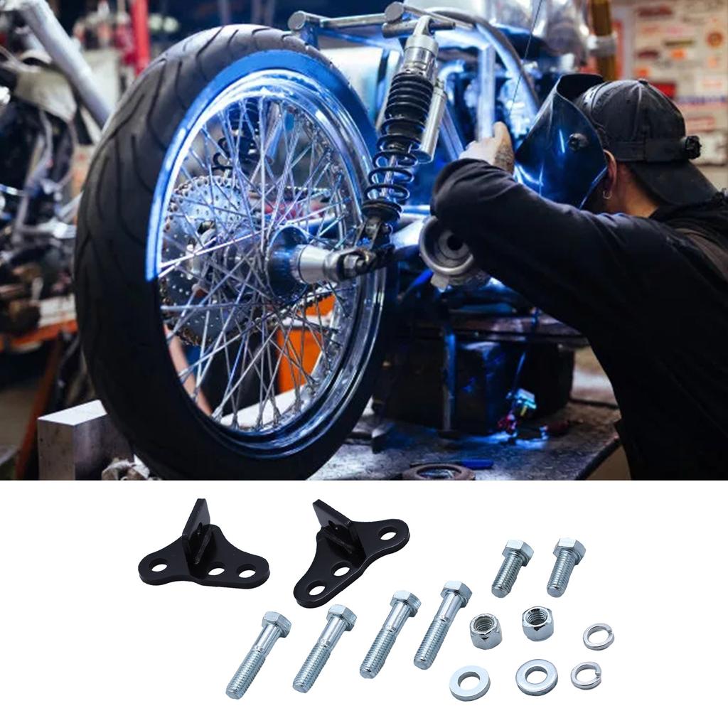 1-2" Rear Adjustable Lowering Kits Rear Lowering Drop Kit Compatible for 1993-2001 Harley-Davidson Touring-Bikes Durable