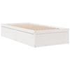 Cadre de lit avec matelas - Maison Exclusive - 90x200 cm - Bois massif - Soutien personnalisé