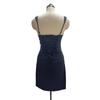 2026 New Women's Sexy Square Neck Sleeveless Bodycon Strap Waist-Cinching Short Dress