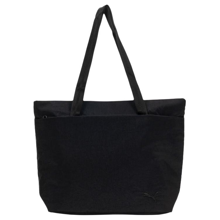 PUMA Nylon Tote Bag, Shopping Bag, Shoulder Bag Women s Black 091280-01