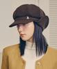 Bajal Va Studded Fly Newsboy Cap Brown