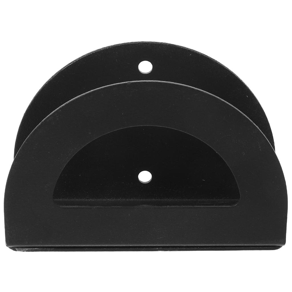 Wall-Mounted Scale Holder Black Round Smart Rack Bracket for Body Weight Scales Space Saving Bathroom Bedroom Organizer Easy to