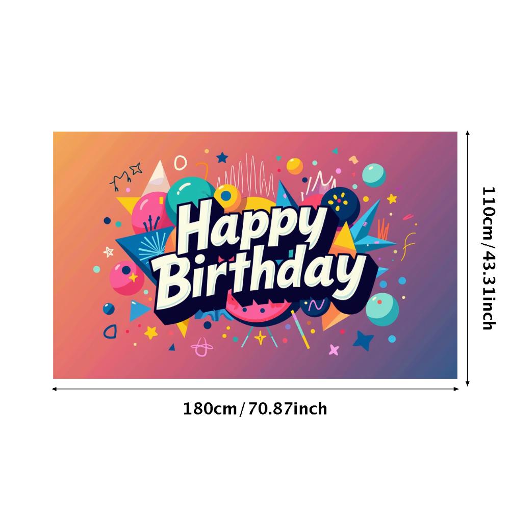 Celebration Party Decorations Birthday Banner Birthday Decorations For Indoor Photo Booth Birthday Party