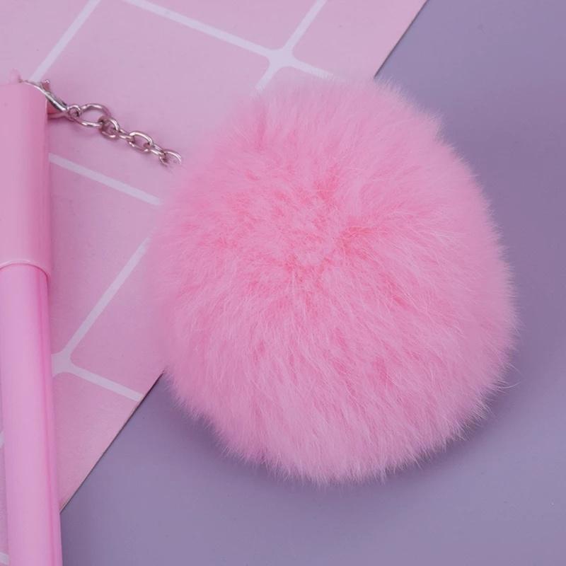 1 db Gyönyörű Rózsaszín Flamingó Zselés Toll Plüss Hattyú Tollak Iskolai Íráshoz Lány Ajándékok Kawaii Semleges Tollak Iskolai Felszerelés Irodaszer