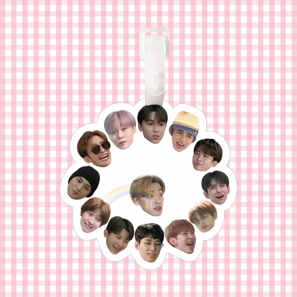 Yoon Jeonghan Seventeen Luggage Tag Keychain Ornament