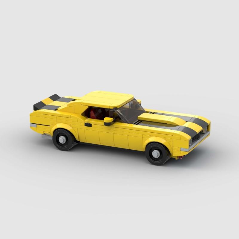 Creative MOC Car City Racing Vehicle Retro Speed Car Rally Building Blocks Bricks Ornament Toys For Kids Adults Birthday Gifts