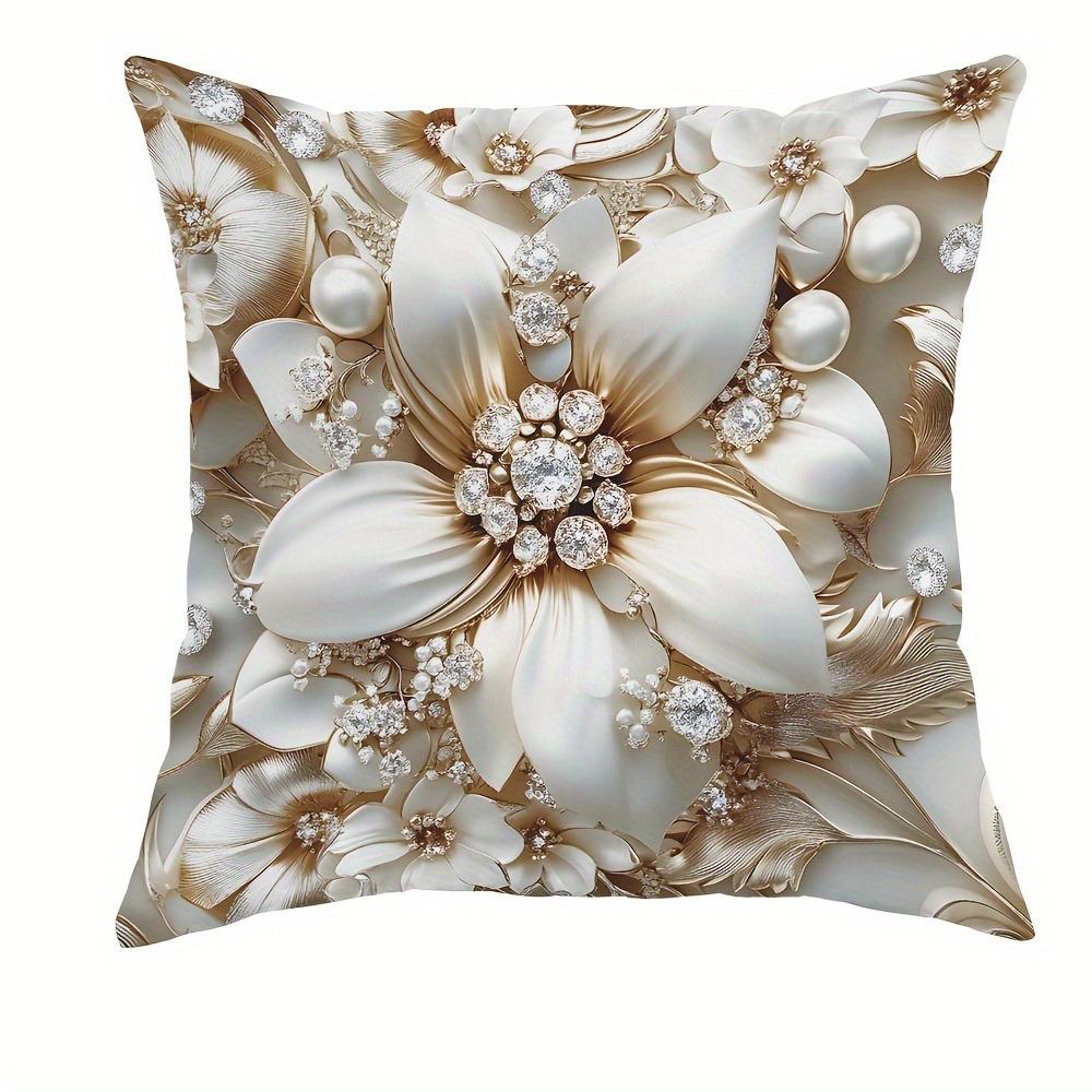 Opulent Baroque - Inspired Pillowcasesliving Room Sofa Cushion Cover, Soft And Comfortable, Bedroom Room Decoration