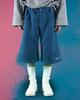 Ubing Wide Half Pants (Blue)