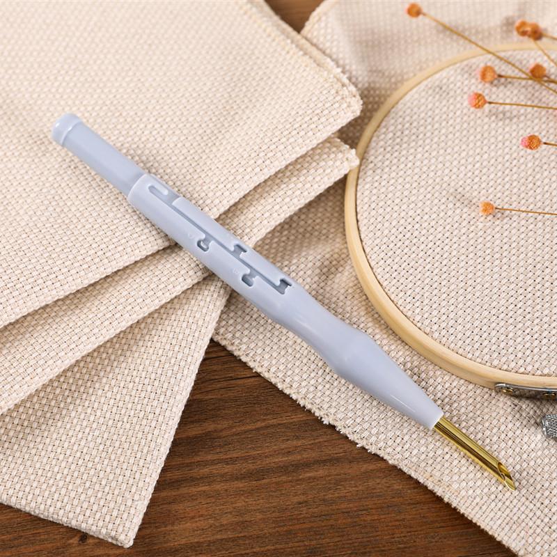 Punch Needle Adjustable Embroidery Starter Tools for Kids and Adults Beginners Gifts DIY Embroidered Art Craft Accessory