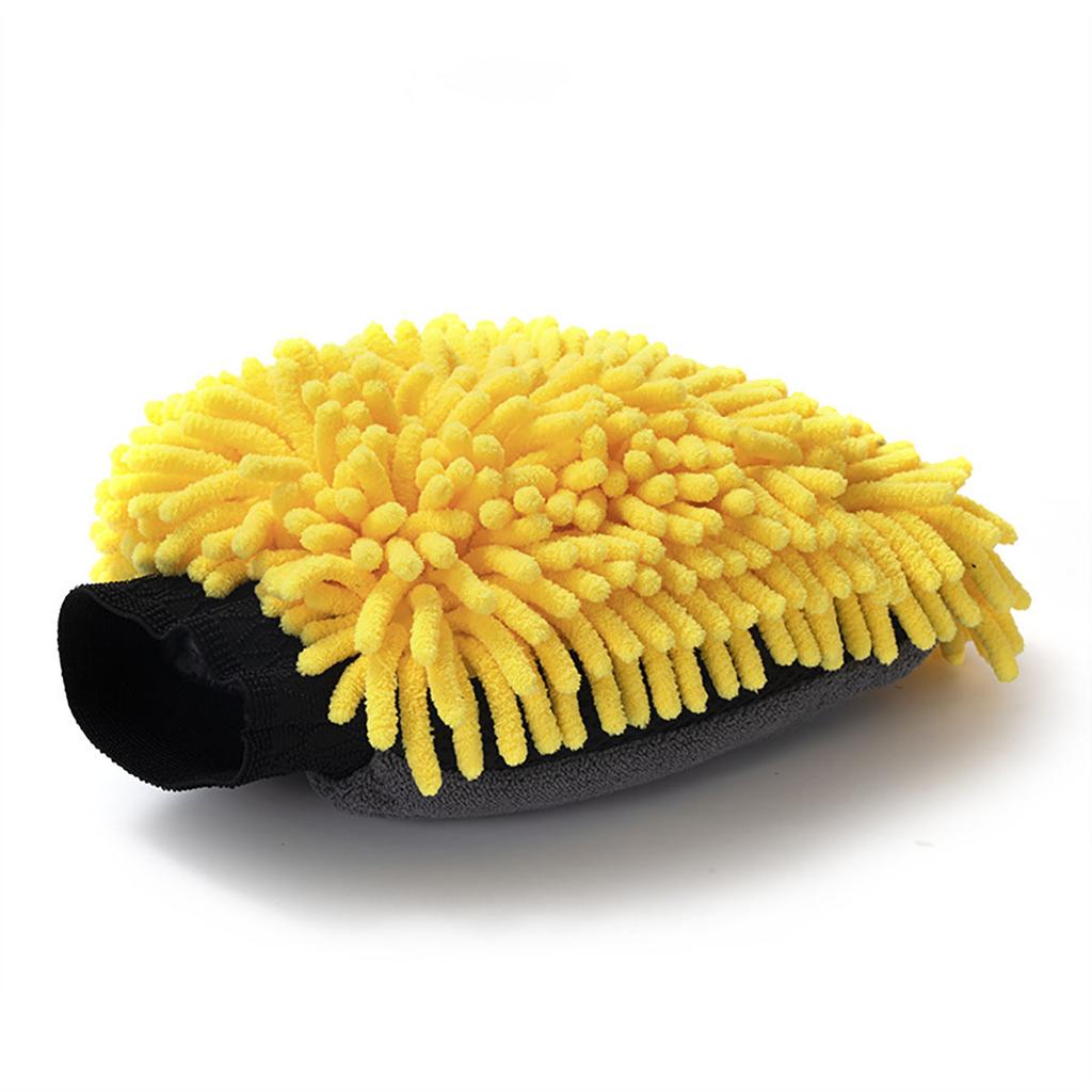 Car Wash Glove Coral Mitt Soft Anti-scratch for Car Wash Multifunction Thick Cleaning Glove Car Wax Detailing Brush
