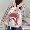 Large Capacity Doll Display Storage Bag Schoolbag Transparent Backpack Cotton Doll Ita Bag  Student