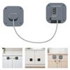 Double Lock Drawer Lock Heavy Duty Child Safety Lock Safety Buckle Cabinet Lock  Closets
