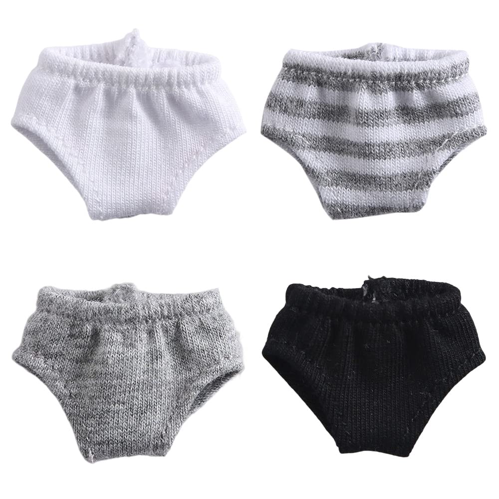 

Костюм Obitsu 11 OB11, размер куклы Obitsu 11 см, боди, штаны, простой горошек, набор из 4 шт., разноцветный (Тёмные цвета)