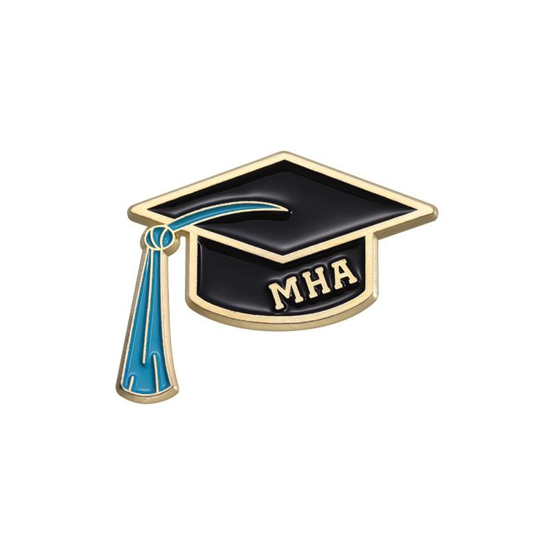 Graduation Brooch Stylish In Alloys With Elegant Flower And Cap Designs Gifts For
