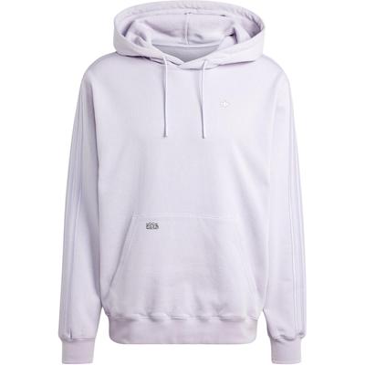 adidas Originals X Mickey Mouse Co-Branded SS24 Glove Pattern Hoodie With Three Stripes Men Hoodie Silver IY2273