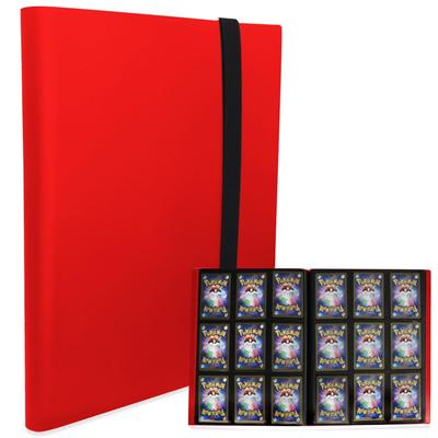 Classeur de cartes à collectionner MONO ZACK pouvant contenir 360 cartes, étui à cartes, pochette de classement compatible (rouge)