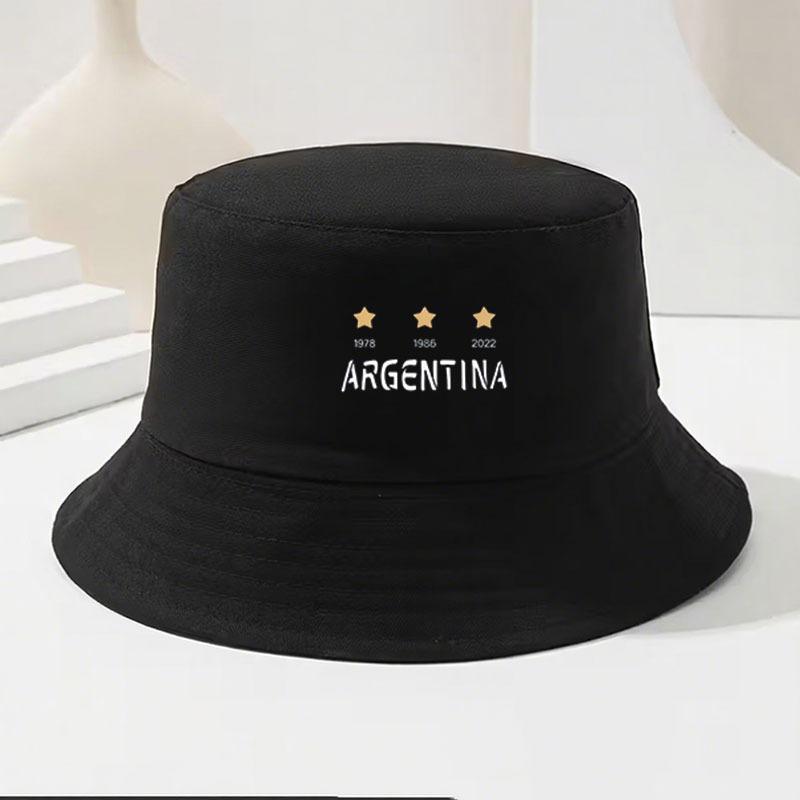 Retro Soccer Embroidered Denim Bucket Hat, Breathable Sun Protection Fisherman Cap For Outdoor Travel, Unisex