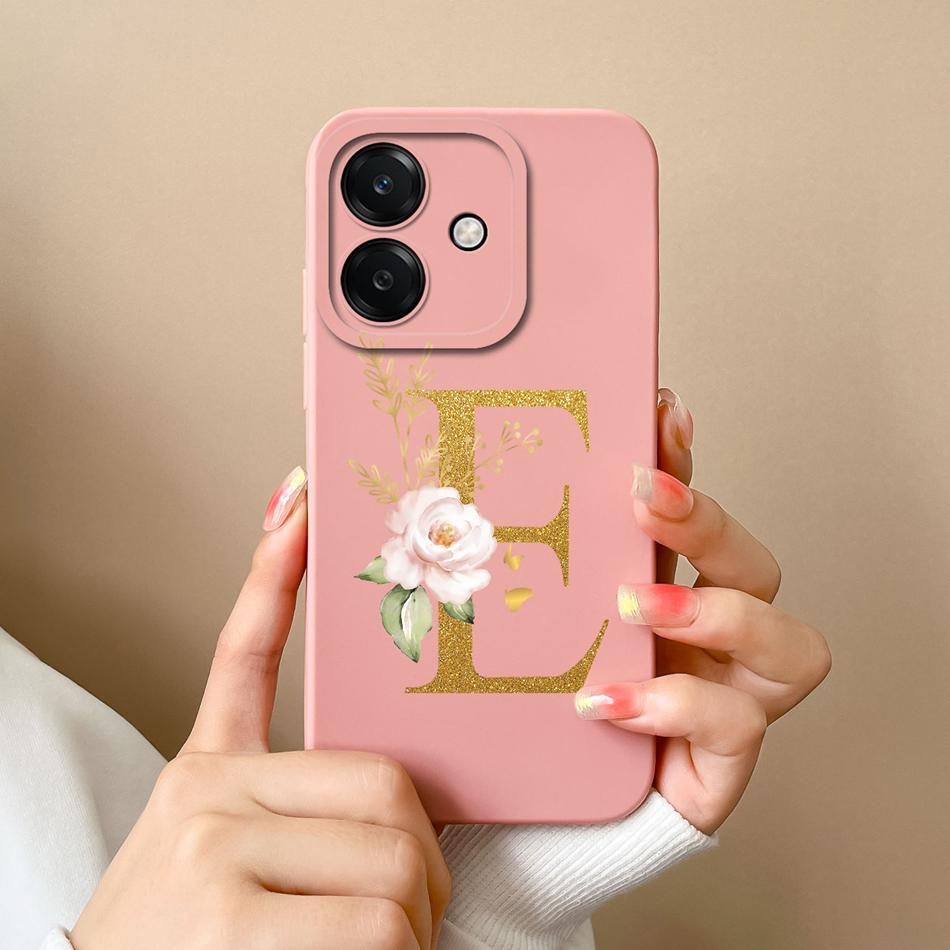 For Oppo A40 A40m A60 A80 Case Simple Letters Soft Liquid Silicone Anti Drop Phone Back Cover For Oppo A 60 4G 5G Couple Bumper