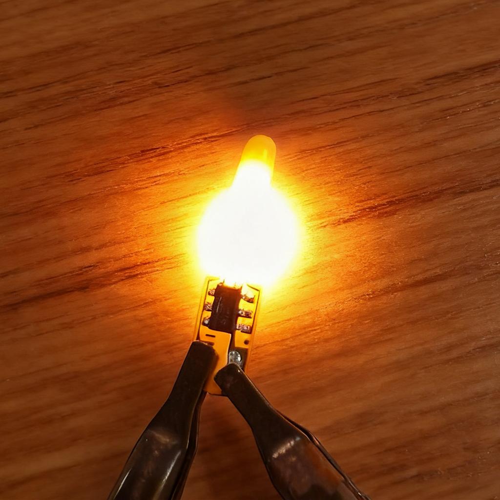 2Pcs Led Flash Flame Candles New 3V 17mm Filament 1800K Warm Light DIY COB Diode Party Holiday Decoration Edison LED Bulb Accessories