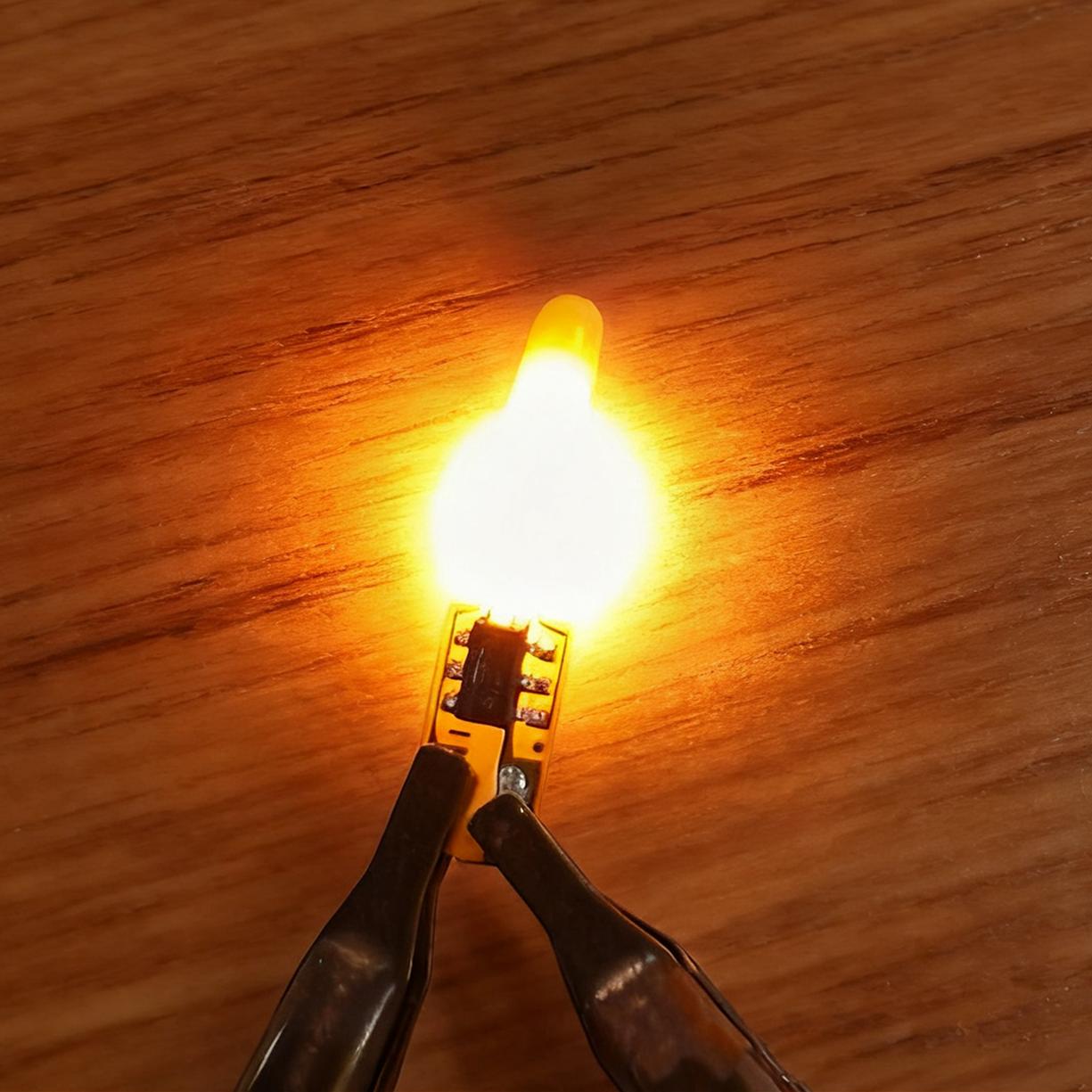 

2Pcs Led Flash Flame Candles New 3V 17mm Filament 1800K Warm Light DIY COB Diode Party Holiday Decoration Edison LED Bulb Accessories 2PCS