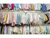 Wall-Mounted Clothing Display Rack for Women's and Children's Wear Stores