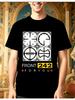 Unisex Cotton Tee Front 242 Band Symbol Graphic Short Sleeve Crew Neck Casual Street T Shirt For Music Fans Summer Daily Tops