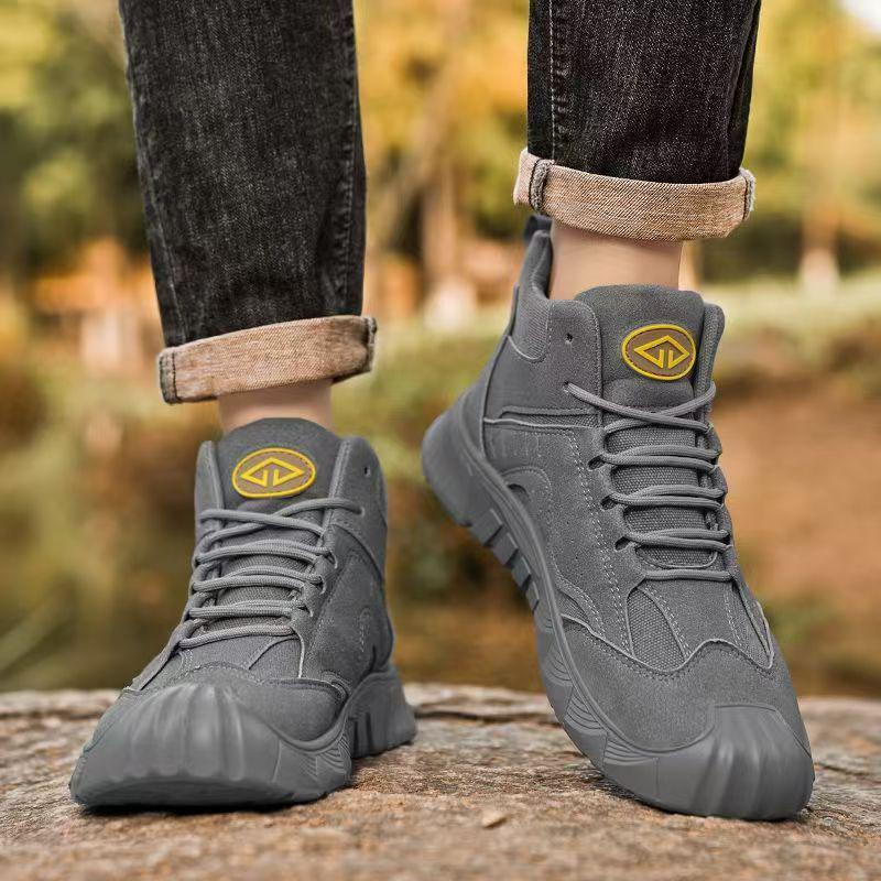 Herren Retro Martin Stiefel: Schmutzabweisende, leichte, verschleißfeste Outdoor-Arbeitskleidung für Herbst und Winter.