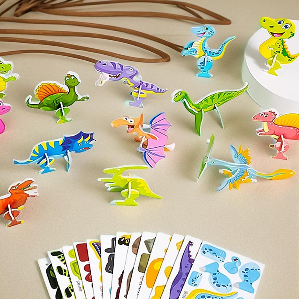 Puzzle Children's Paper 3D Stereoscopic Insect Puzzle Kindergarten Fun Handmade DIY Animal Toys