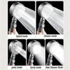 Grey Filter Handheld Shower Head High Pressure Sprayer Comes with 5 Replacement Cartridges Remove Impurities to Soften Bath Wate