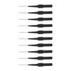 10Pcs 1mm Pen Point Puncture Free Wire Test Probe 4.0mm Jack Pin Seat Auto Parts Connector 26.010Black