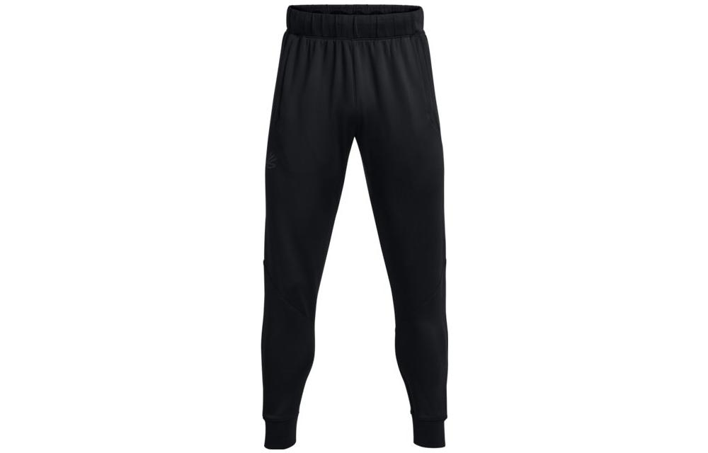 Under Armour Curry Playable Knitted Sweatpants Men s Black Moderate Cuffed Pants 1380324-001 M