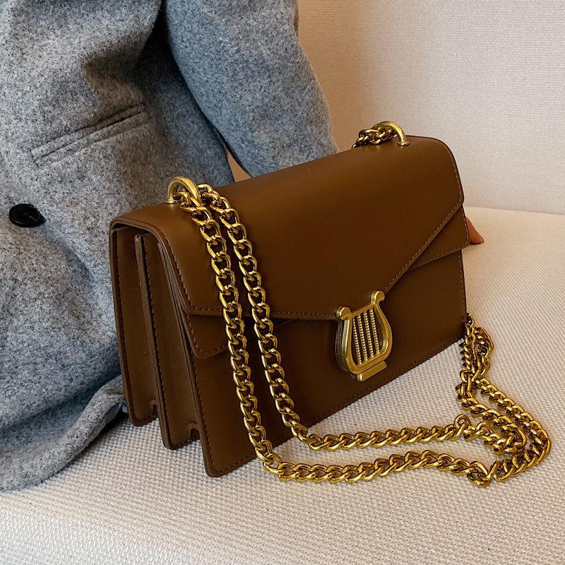 Dámský batoh Advanced Sense Malý design Sense Chain Messenger Bag Neformální retro taška přes rameno Jednoduché a všestranné čtvercové tašky