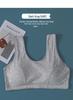 Women's Cotton Vest-Style Bra for Middle-Aged & Elderly: Lightweight Summer T-Shirt Underwear