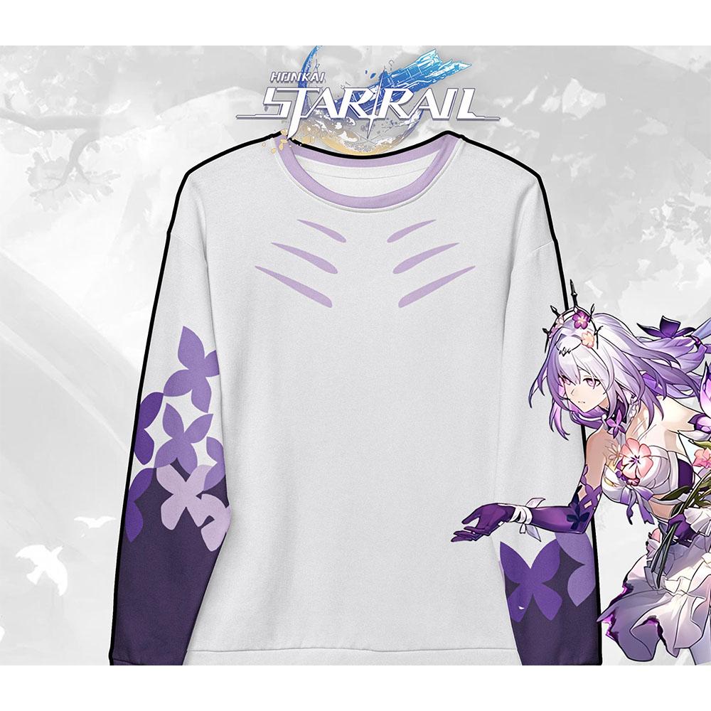 Men Women Clothes Game Honkai Star Rail Cosplay Crewneck Sweatshirts Long Sleeve Casual Loose Graphic Pullovers Unisex 3D Print Tops