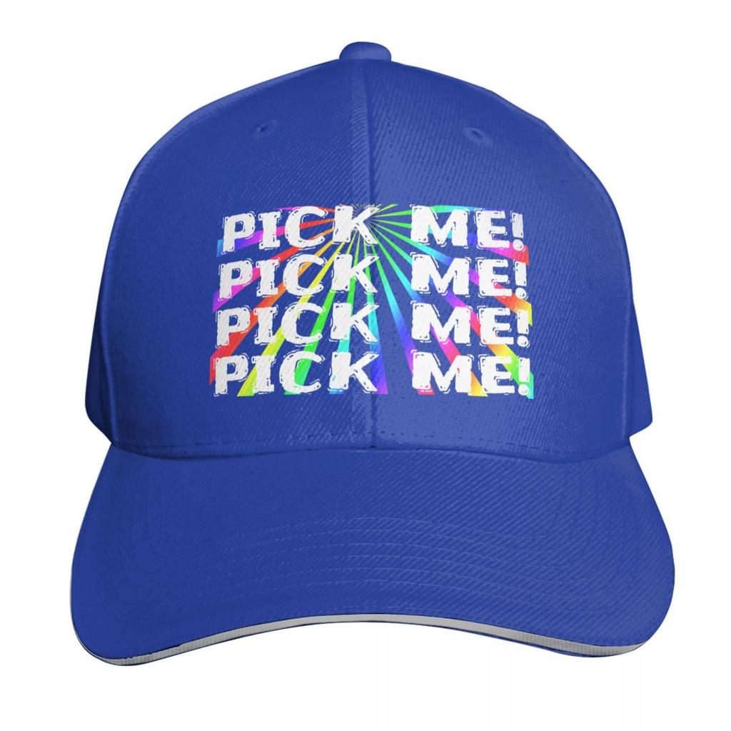 Pick Me Pick Me Rainbow Price Is Right Baseball Cap Golf Hat Genuine Sunhat Sun Cap Trucker Cap Unisexs Tennis Womens