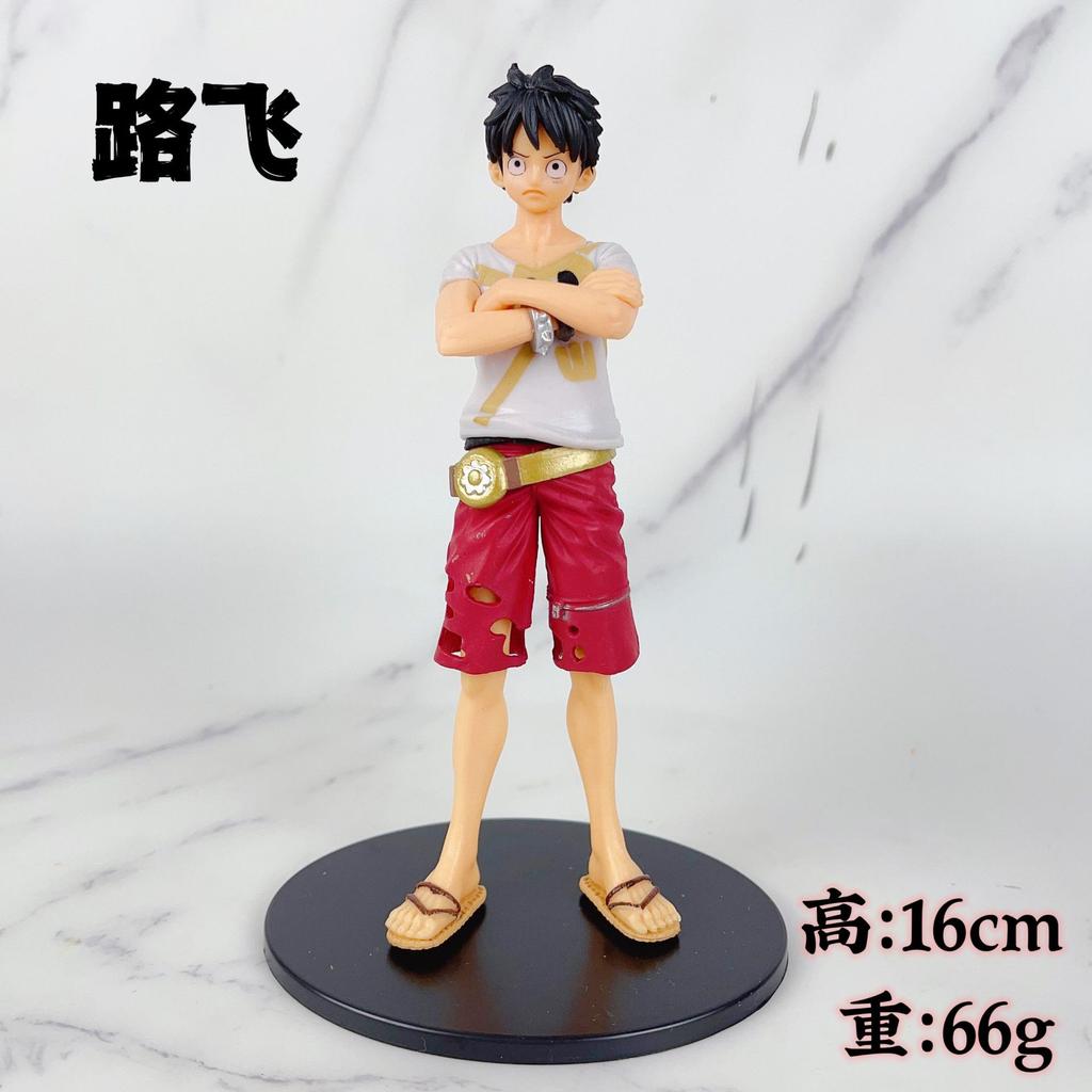 6Pcs Anime One Piece DXF Monkey D Luffy FILM RED Nico Robin Doll Shanks Yasopp Ben Bekkuman Model Toy Present Action Figure