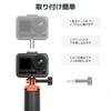 AKASO Floating Hand Waterproof Selfie Stick with Action Camera Buoyancy Stick for GoPro DJI Osmo Waterproof and Lightweight Grip, 4-in-1 Tripod,