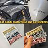 For Sticker 3D Soft Glue Letter Label Motorcycle Decoration Fuel Tank Body Tail Wing Side Pcx160 Nss350 Pcx125 Cbr650r