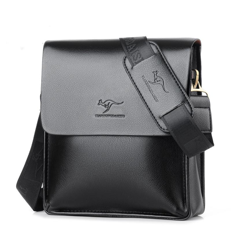 Herren Business Aktentasche und Umhängetasche aus echtem Leder mit großem Fassungsvermögen