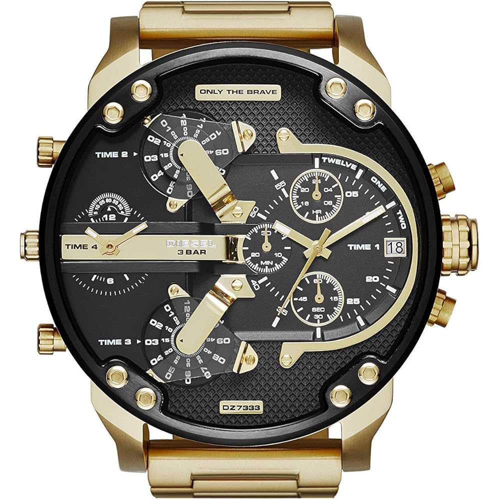 Diesel DZ7333 Chronograph Gold and Black Men s Watch
