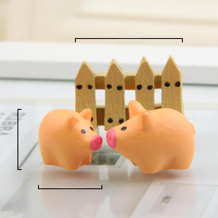 Animal Duck Cartoon Micro Landscape Figurine Decor Set For Gift And Decor Home